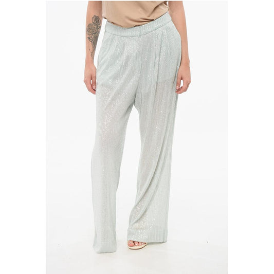 Rotate Sequined Low-waisted Pants