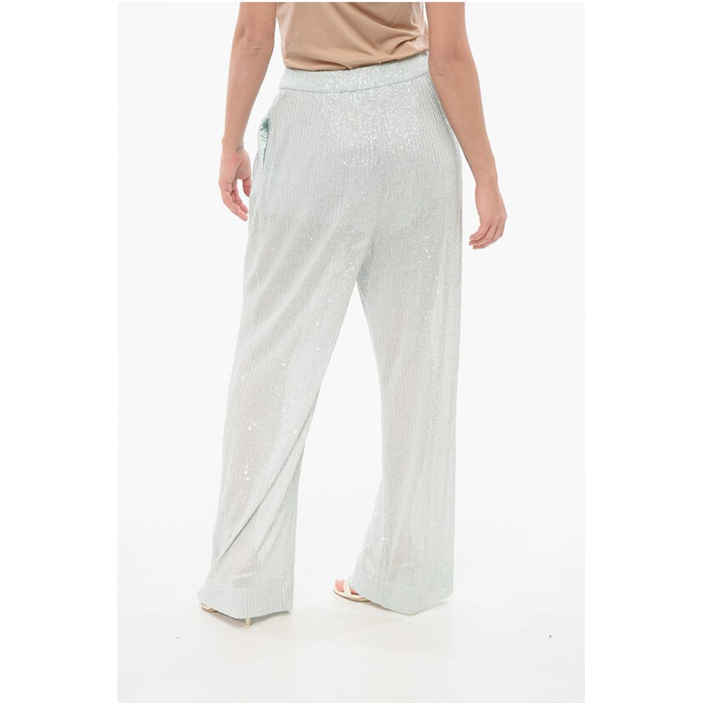 Rotate Sequined Low-waisted Pants