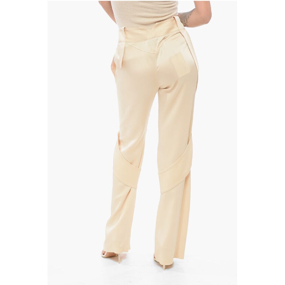 Blumarine Satin Cargo Pants