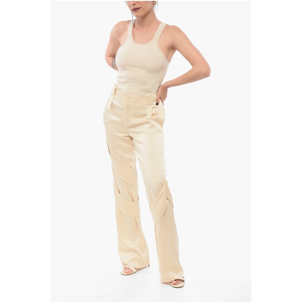 Blumarine Satin Cargo Pants