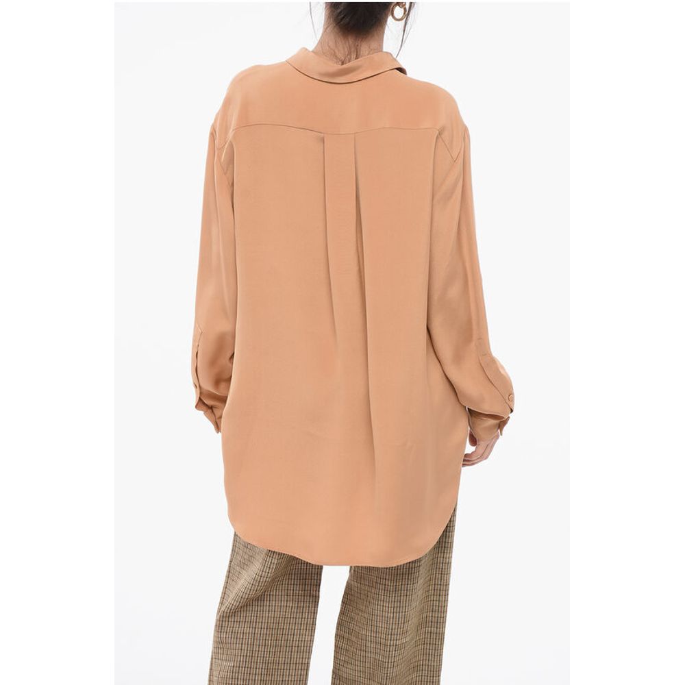 Super Blond Silk Oversized Shirt