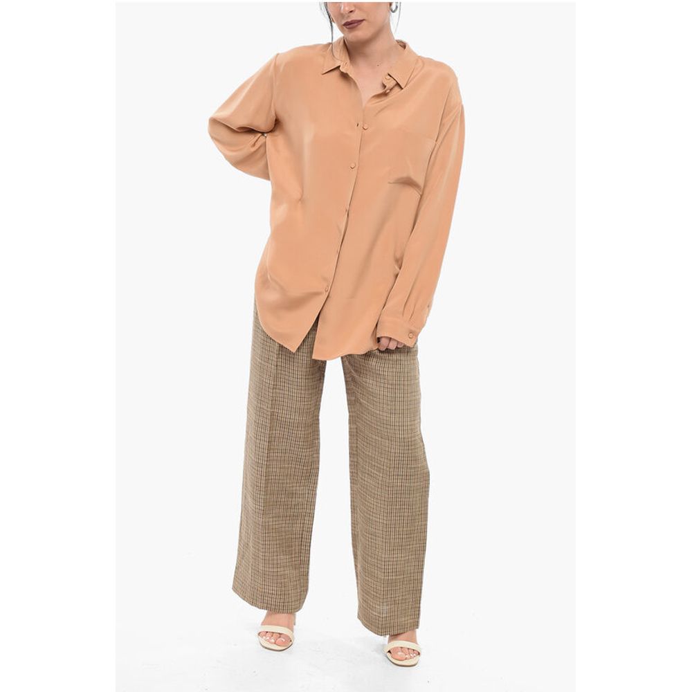 Super Blond Silk Oversized Shirt