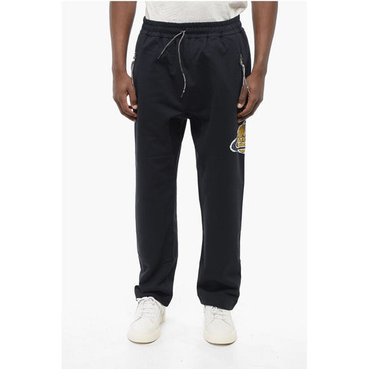 Vivienne Westwood Brushed Cotton TIME MACHINE Sweatpants with Printed Logo