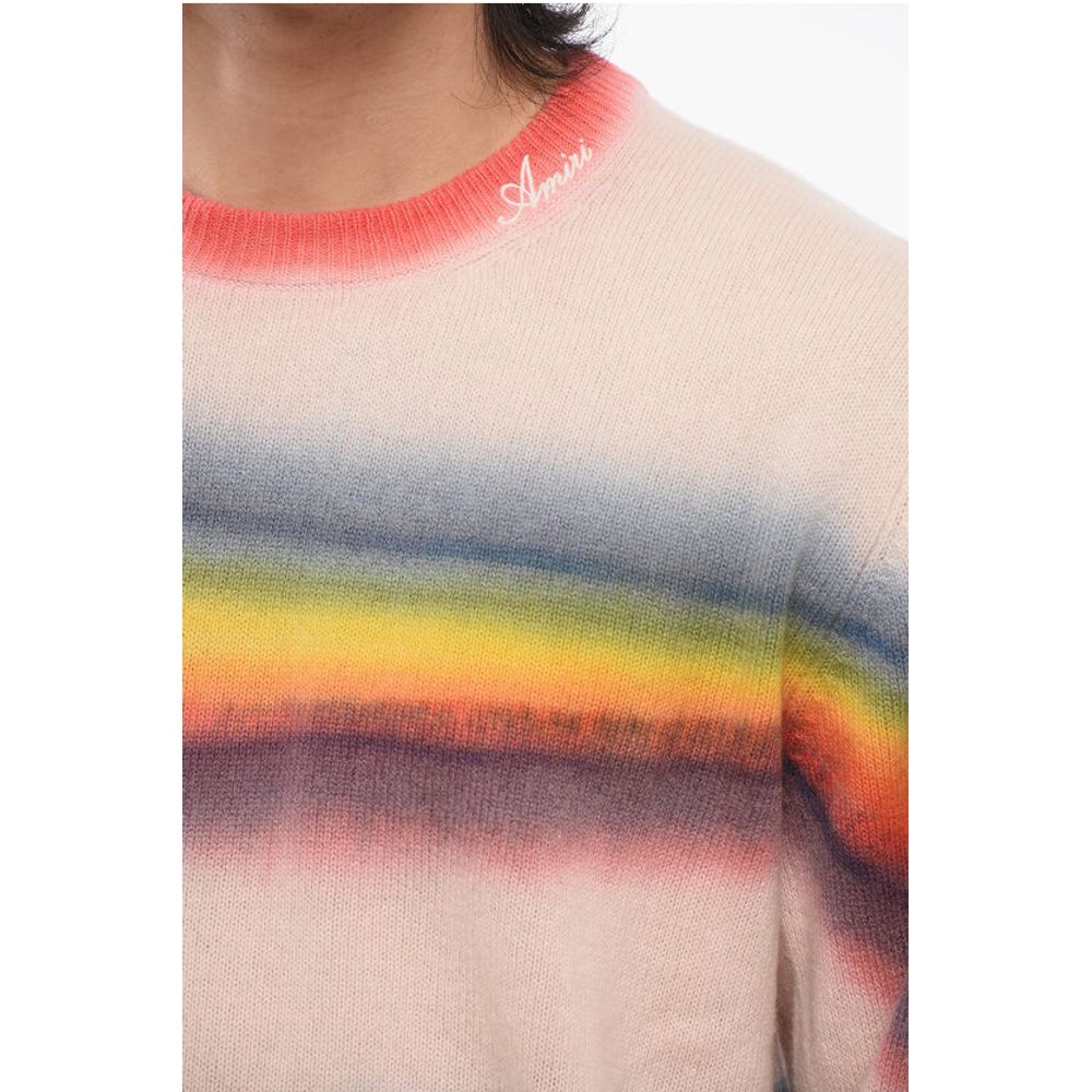 Amiri Pulover iz kašmirja z vratom RAINBOW Degradè