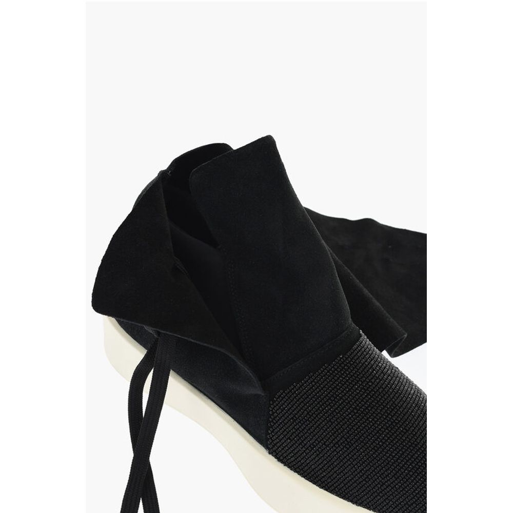Fear Of God High-Top Leather Aneakers With Bead Details