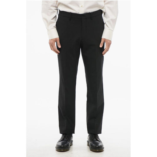 Neil Barrett Solid Color Slim Fit Pants with 4 Pockets
