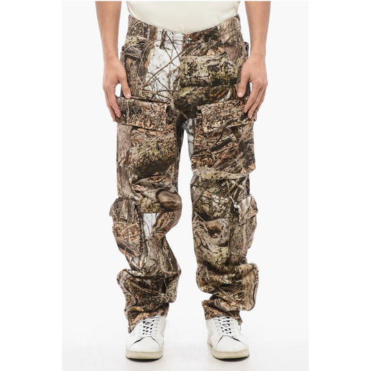 1989 Studio Patterned Cargo Jeans with Ankle Zip 20cm