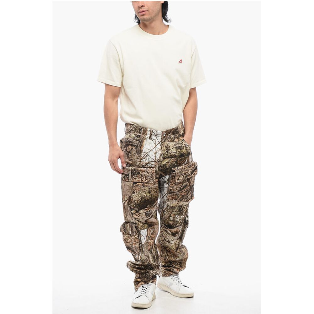 1989 Studio Patterned Cargo Jeans with Ankle Zip 20cm