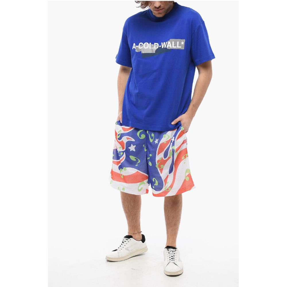A Cold Wall Cotton Crew-neck T-shirt with Contrast Logo