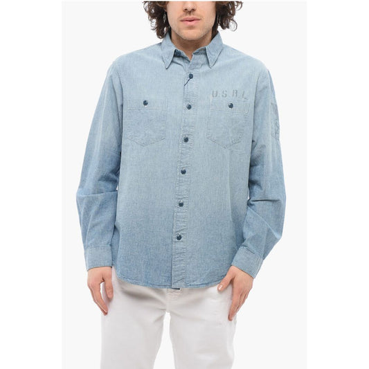 Polo Ralph Lauren Classic Fit Denim Shirt with Double Breast Pocket