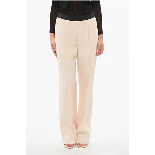 Loulou Studio Double Pleated TAKAROA Pants with Elastic Waistband