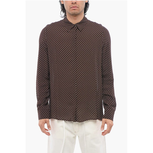 Department 5 Polka Dots RAPPO Shirt with Hidden Buttoning