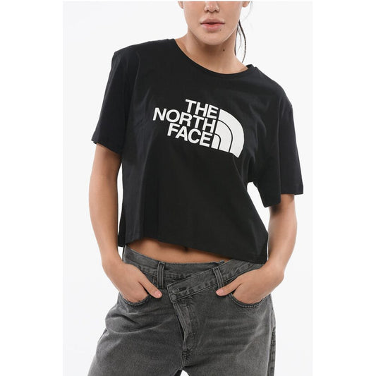 The North Face Crewneck Cropped T-Shirt with Printed Logo