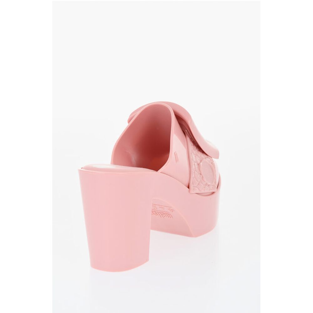 Viktor & Rolf MELISSA Rubber BUCKLE UP Mules with Maxi Buckle 10cm