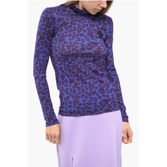 Viktor & Rolf Turtleneck Animalier Top