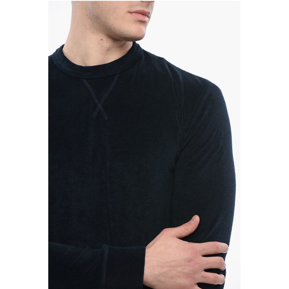 Bombažna majica z izrezom Altea Terry Crewneck