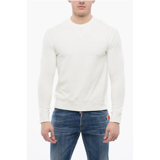 Bombažna majica z izrezom Altea Terry Crewneck