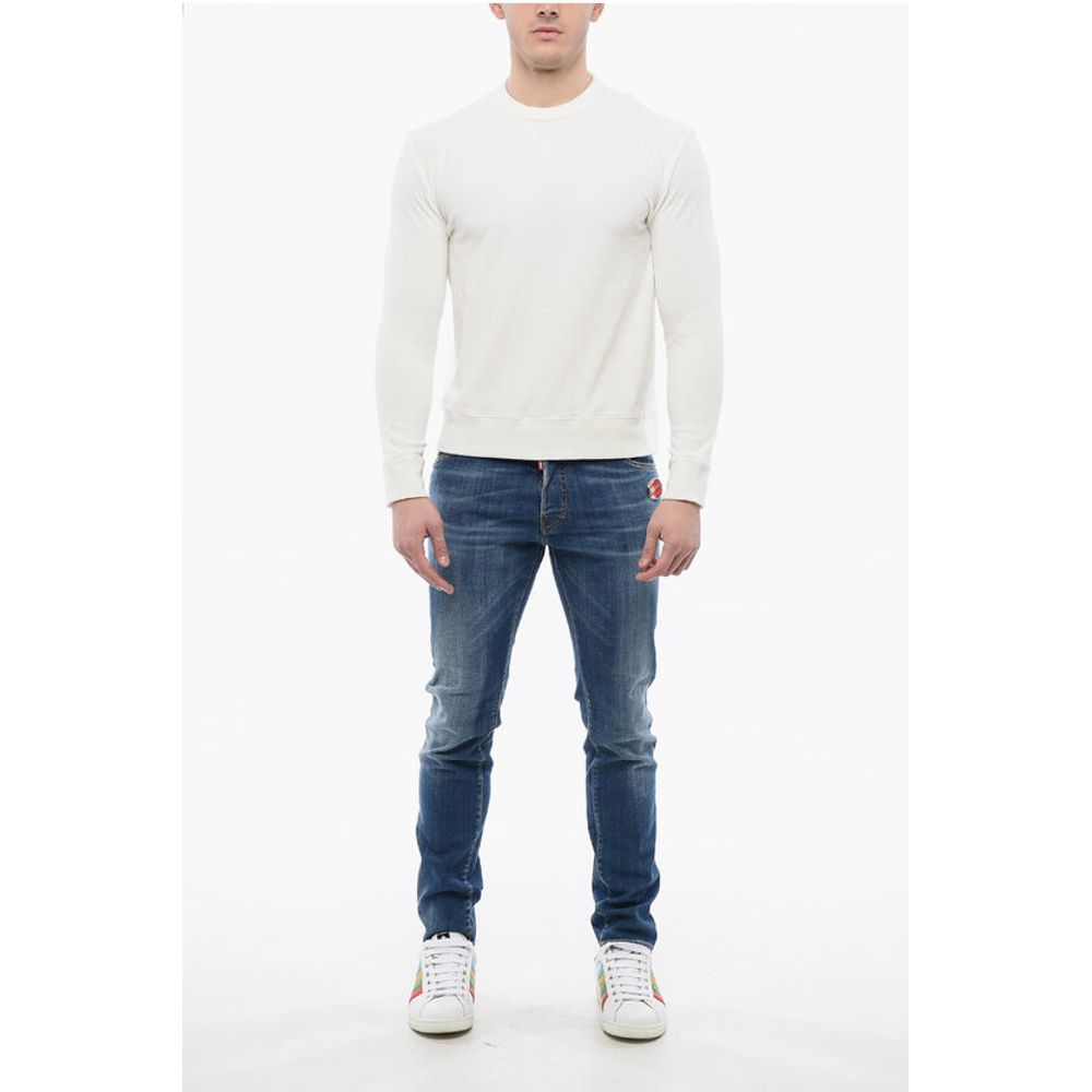 Bombažna majica z izrezom Altea Terry Crewneck