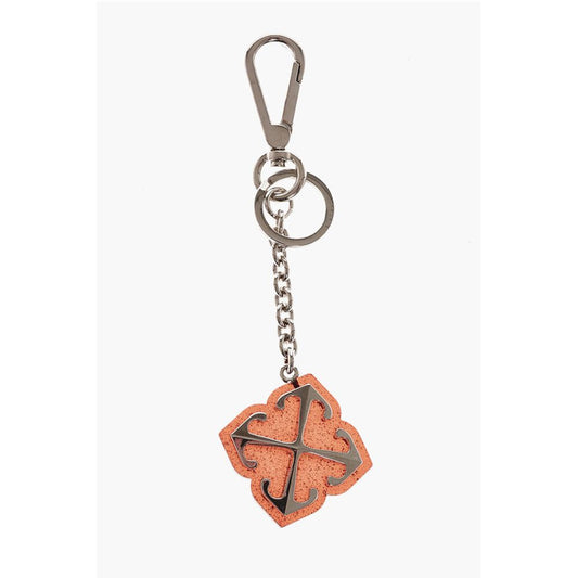 Off-White Brass JITNEY Keyring with Pendant