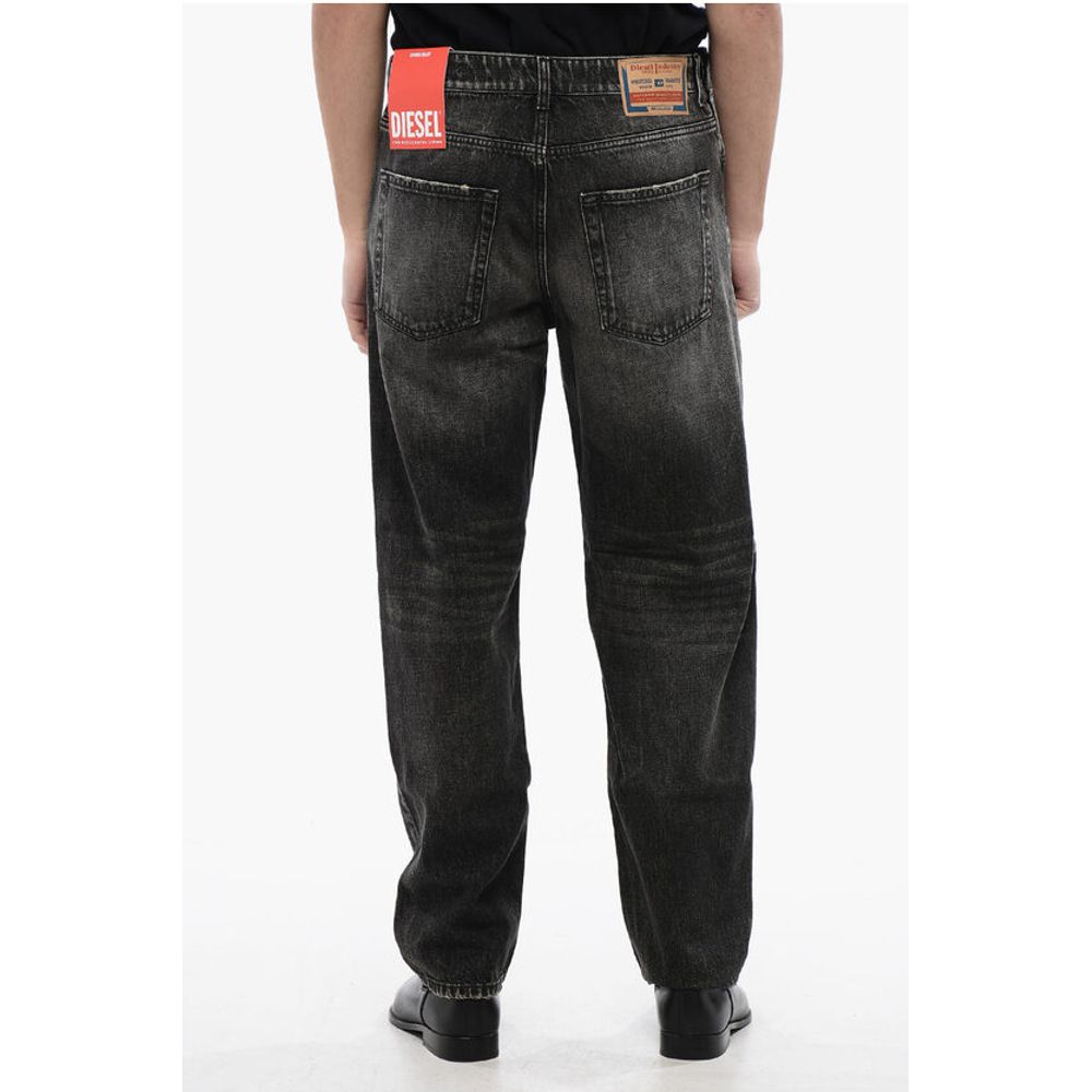 Diesel Dark Washed 2010 D-MACS-S2 Loose Fit Jeans with Cut-Out Logo