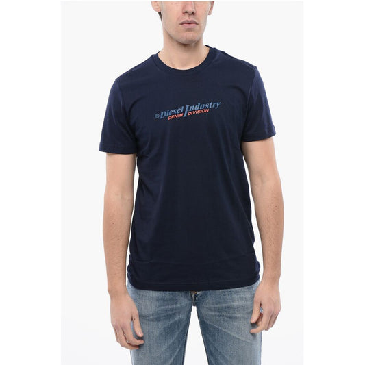 Diesel Solid Color T-DIEGOR NEW INDUSTRIES Crew-neck T-Shirt