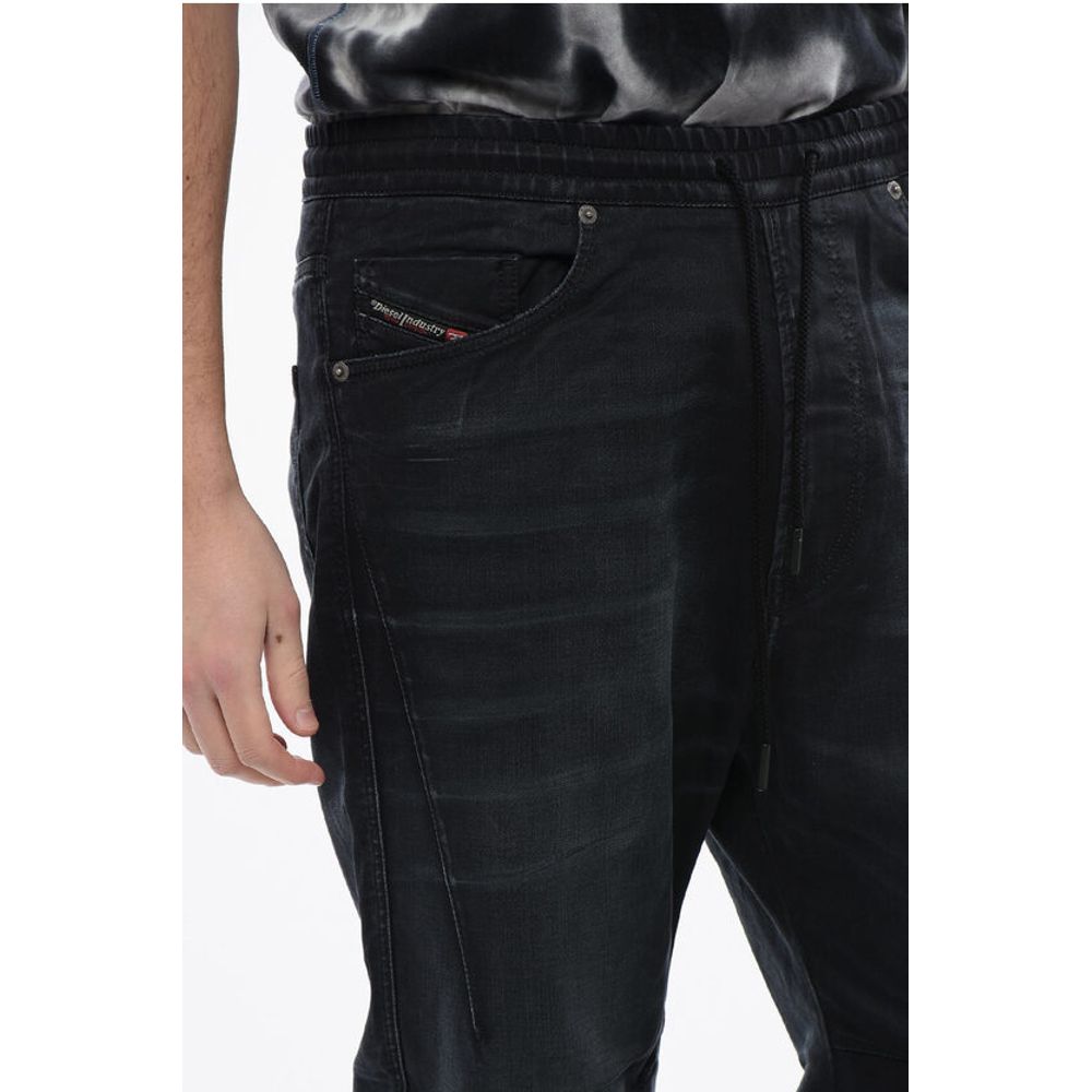 Diesel Solid Color 2040 D-AMAGE Jogg Jeans with Drawstring Waist 18