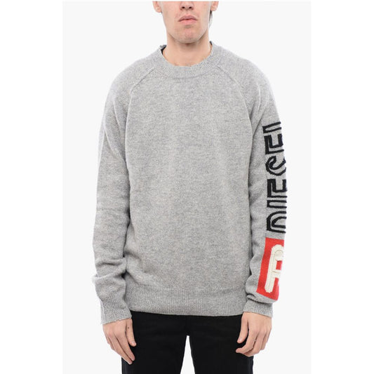 Diesel RED TAG Wool K-SARIA Crew-neck Sweater with Embossed Logo