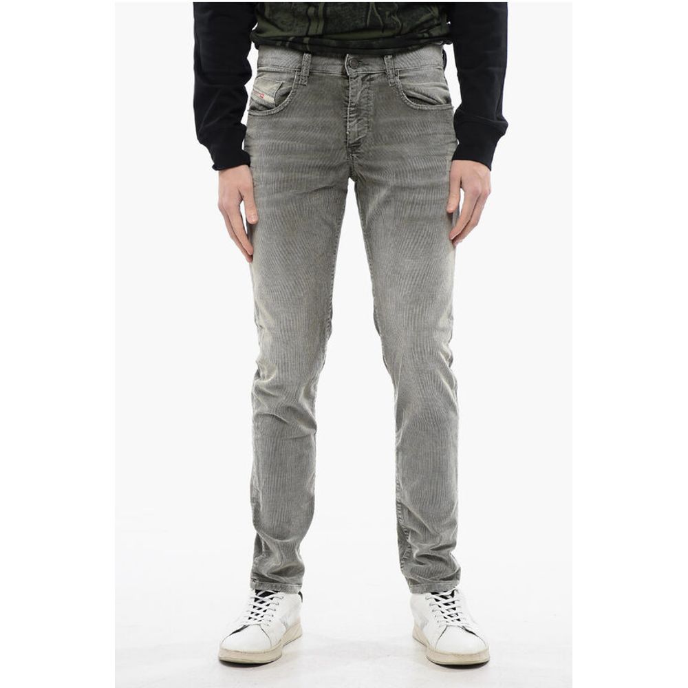Diesel Hlače z nizkim pasom iz manšete 2019 D-STRUKT Slim Fit