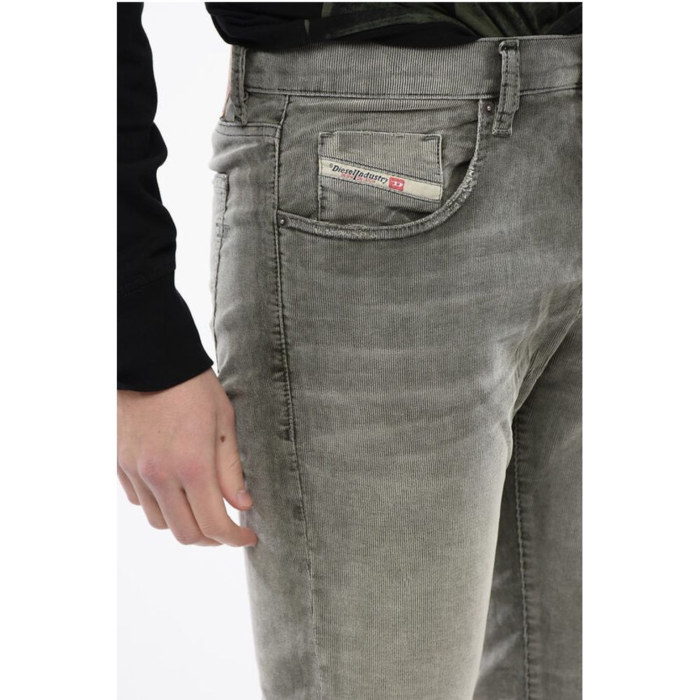 Diesel Hlače z nizkim pasom iz manšete 2019 D-STRUKT Slim Fit