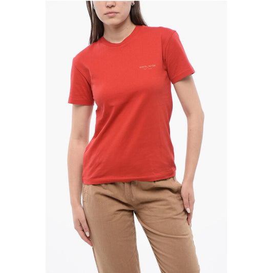 Woolrich Crew Neck Monochrome Cotton T-Shirt