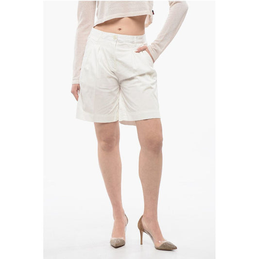 Woolrich Double Pleated Stretch Shorts