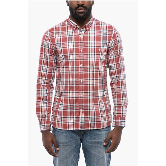 Woolrich Checkered OXFORD Cotton Shirt