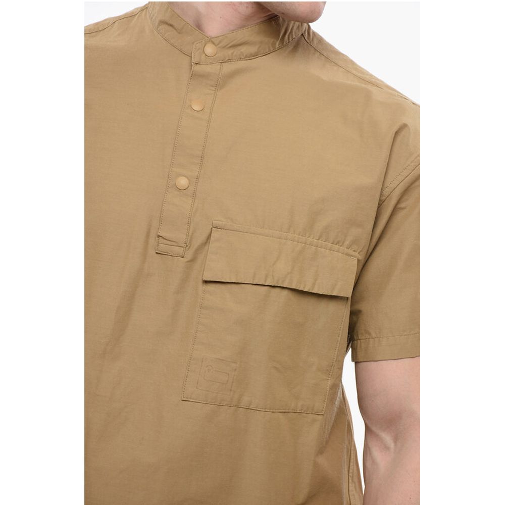 Woolrich Buttoned CORDURAxWOOL T-shirt