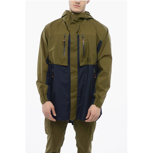 Woolrich Double Tone Windbreaker With Utility Pockets