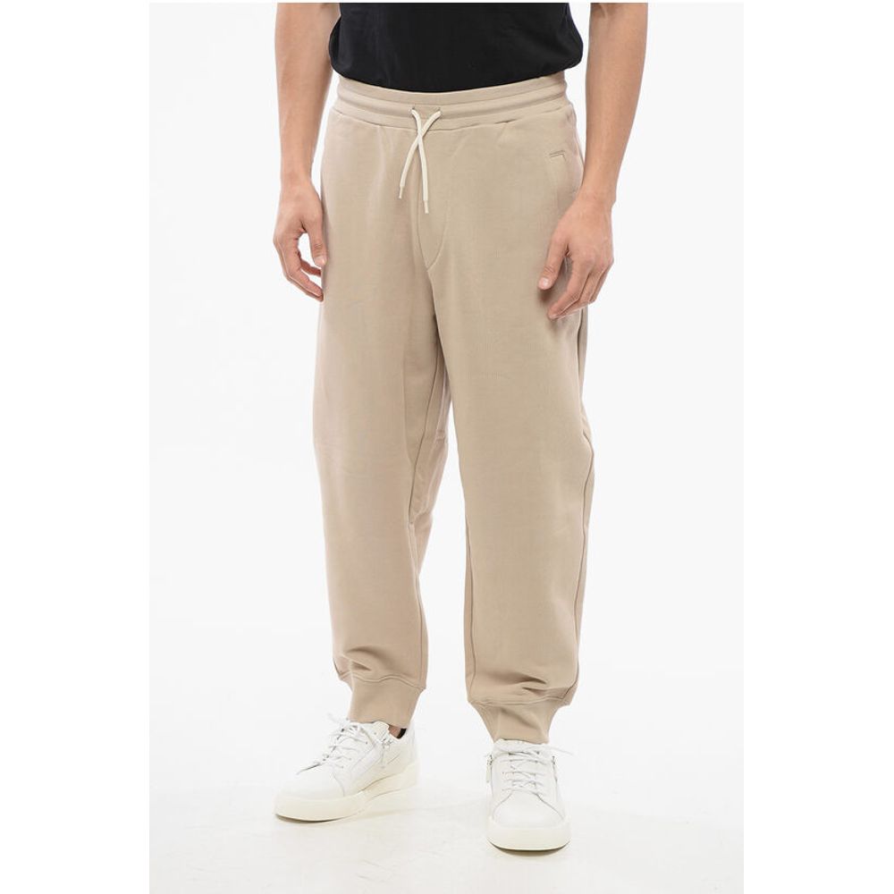 Armani EMPORIO Brushed Cotton Sweatpants with Cuffs