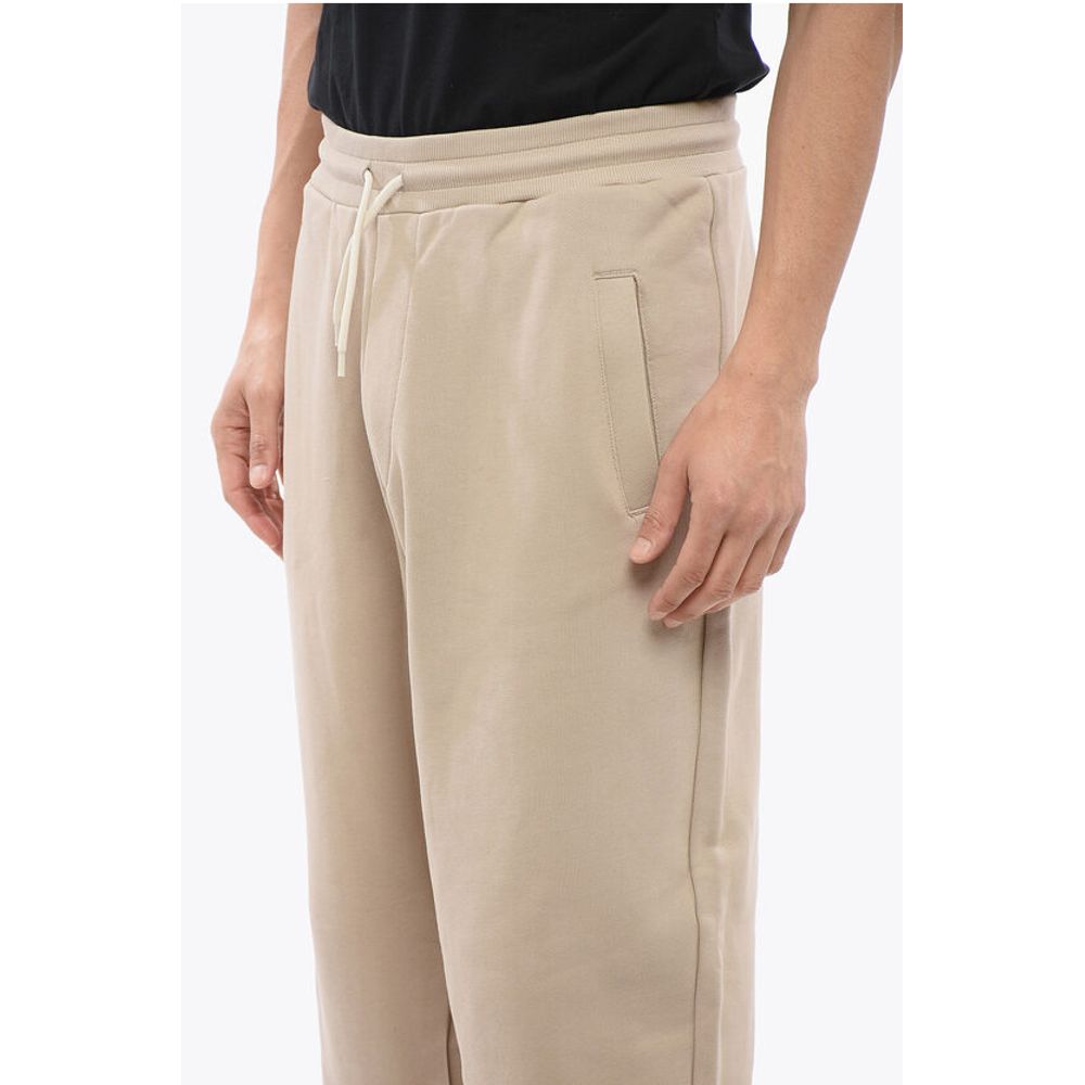 Armani EMPORIO Brushed Cotton Sweatpants with Cuffs