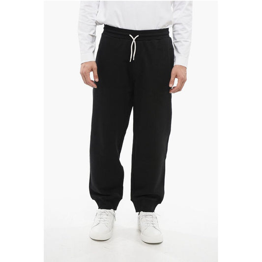 Armani EMPORIO Brushed Cotton Sweatpants with Cuffs