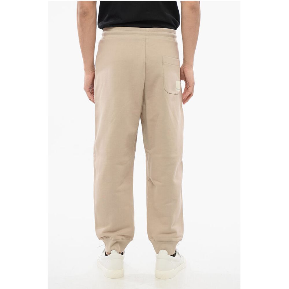 Armani EMPORIO Brushed Cotton Sweatpants with Cuffs
