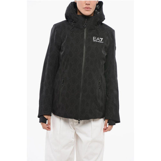 Armani EMPORIO Logoed Hooded Down Jacket