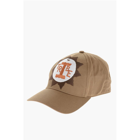 Armani EMPORIO Organic Cotton Cap with Embroidery