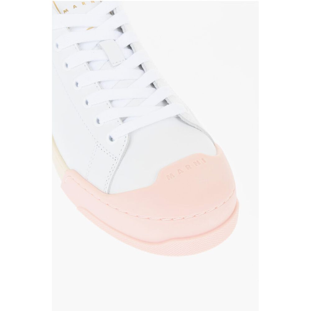 Marni Leather Low-Top Sneakers