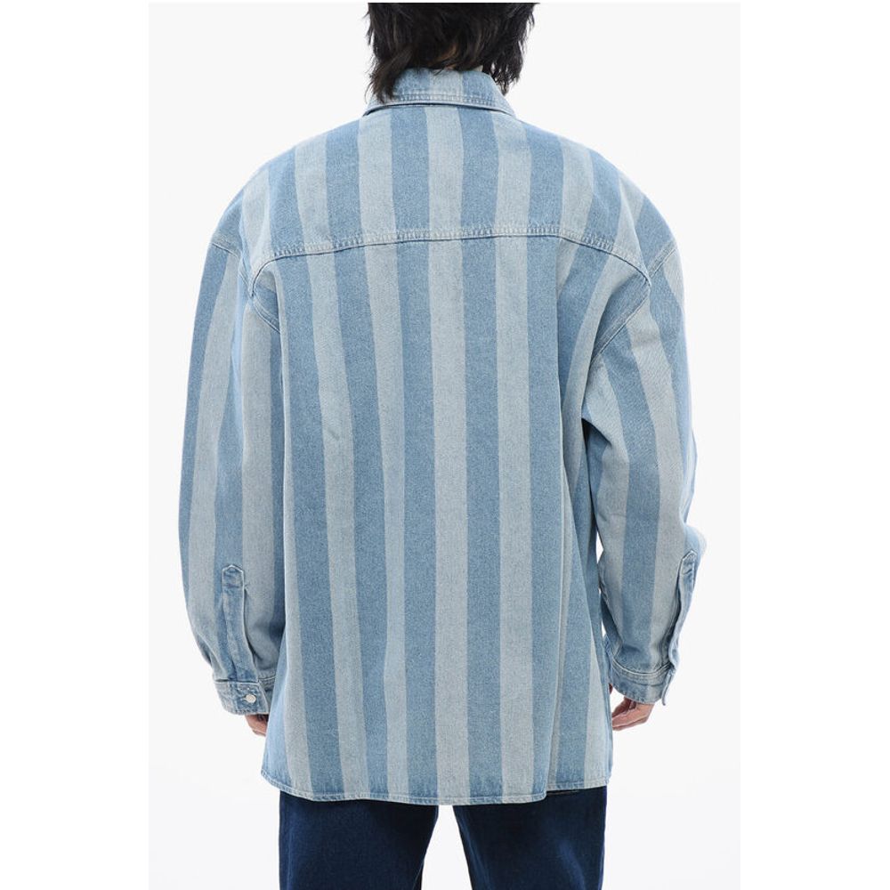 Nanushka Awning Striped Denim BEAUX Jacket