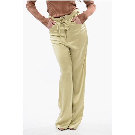 Nanushka Wide Leg Satin Pants