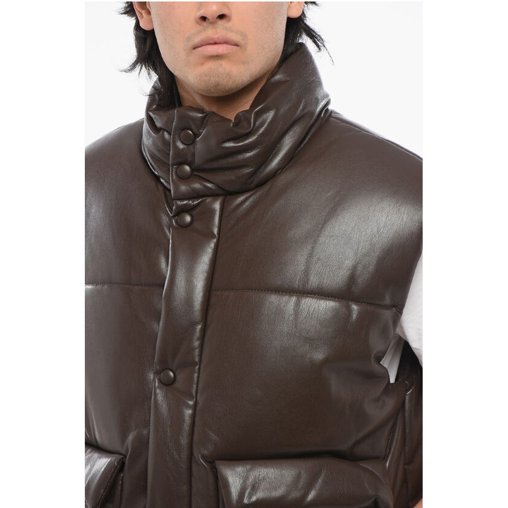 Nanushka Leather Quilted Vest