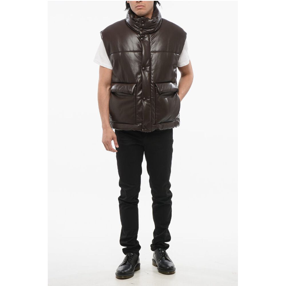 Nanushka Leather Quilted Vest