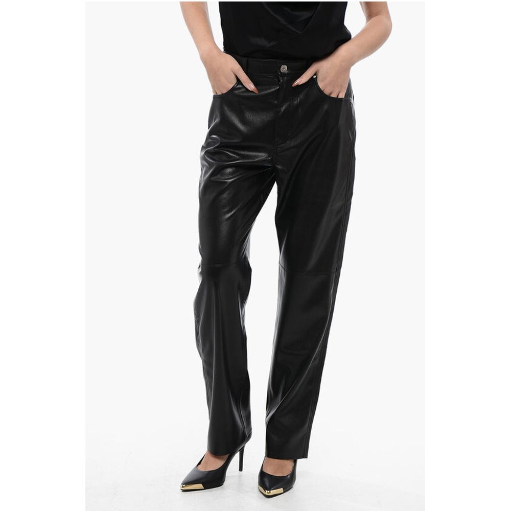 Nanushka Faux Leather VINNI 5-Pockets Pants