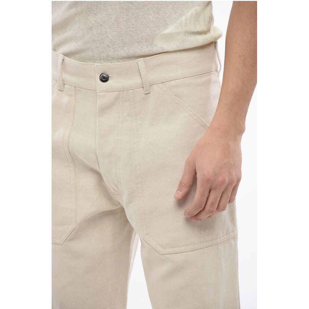 Nanushka Straight Leg Cotton and Linen JASPER Pants