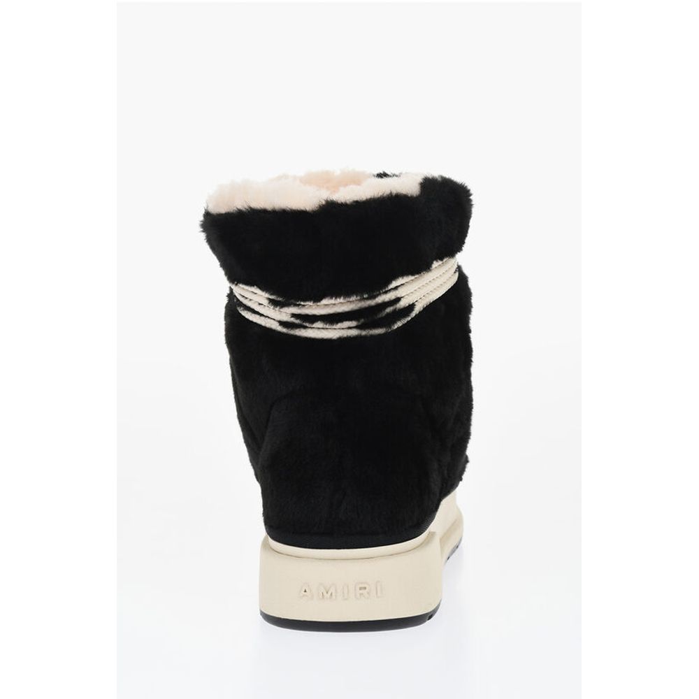 Amiri Rubber Sole Faux-Fur Boots