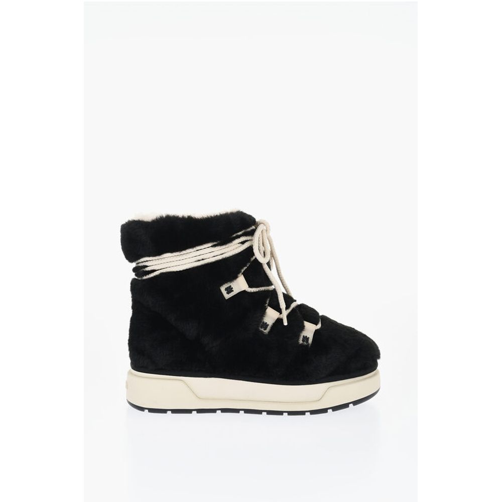 Amiri Rubber Sole Faux-Fur Boots