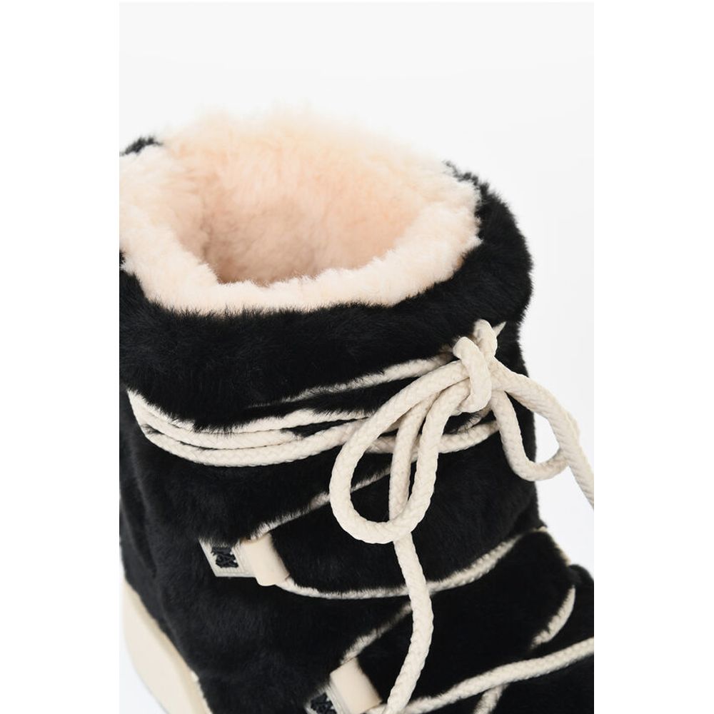 Amiri Rubber Sole Faux-Fur Boots